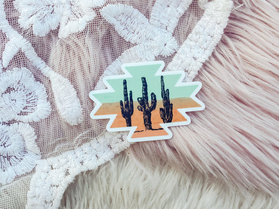 Southwestern Cactus - Sticker