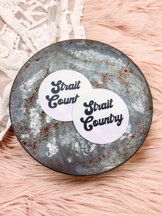Strait Country Sticker