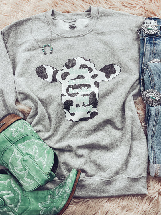Cows Never Broke My Heart - Graphic Top