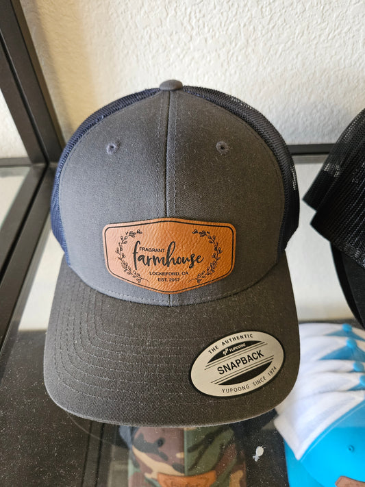 Fragrant Farmhouse Charcoal/Navy Hat