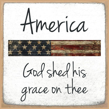 God Shed 4"x4" Sign