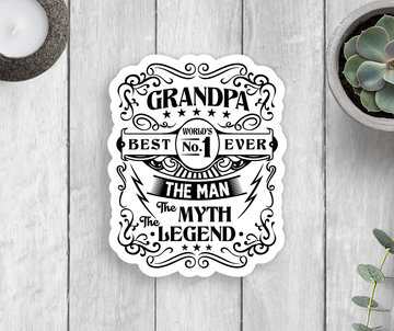 Grandpa Vinyl Sticker