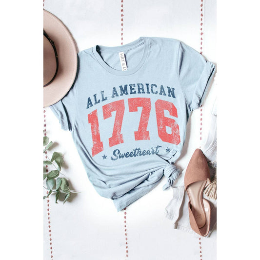 All American Sweetheart 1776 Graphic Tee