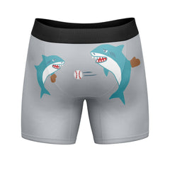 Daddy Shark Funny Fishing Boxer Briefs Cool Mens Underwear