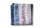 4th July Patriotic Red White Blue Flag Kitchen Towel Waffle