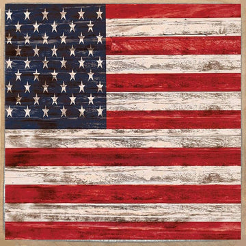 American Flag 5"x5" Sign