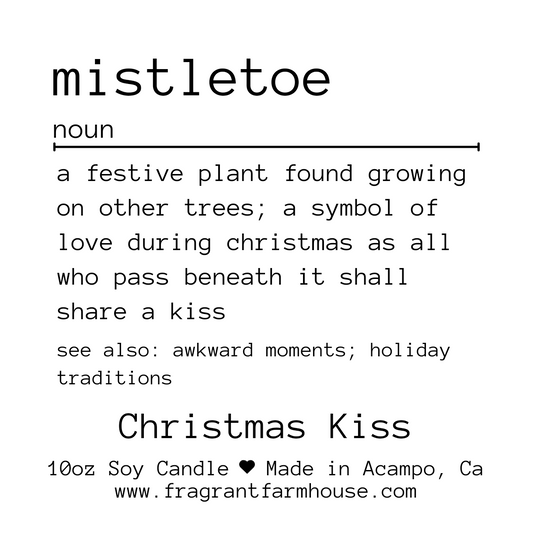 mistletoe (n) Soy Candle