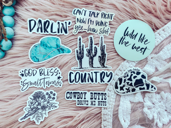 COUNTRY - Sticker