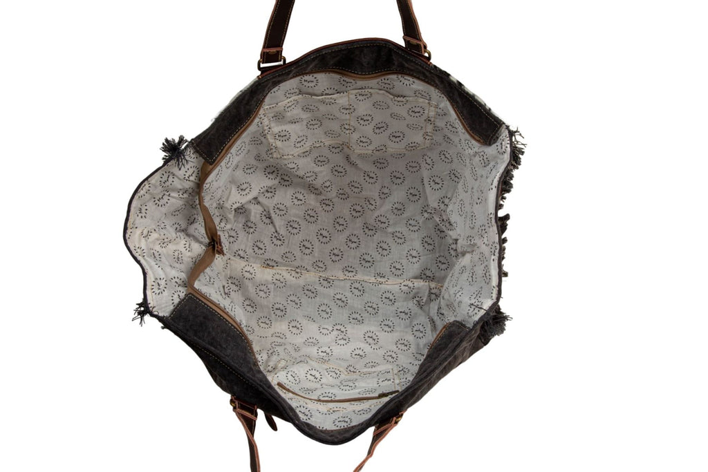 Rosalinda Cross Stitched Weekender Bag