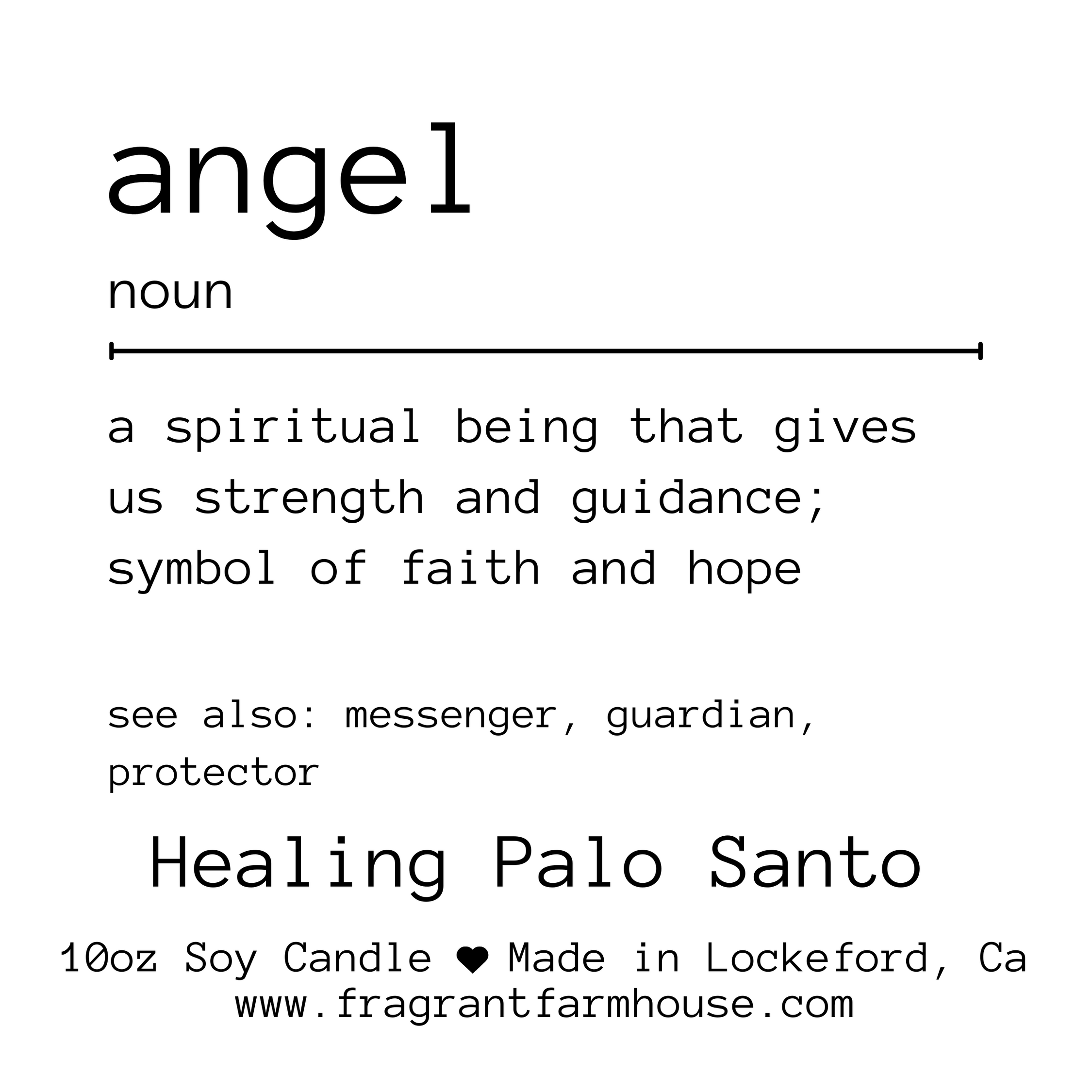 angel (n) Soy Candle