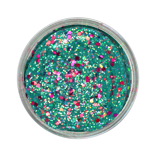 Teal Glitter (Tropical Punch) KidDough - 4 oz