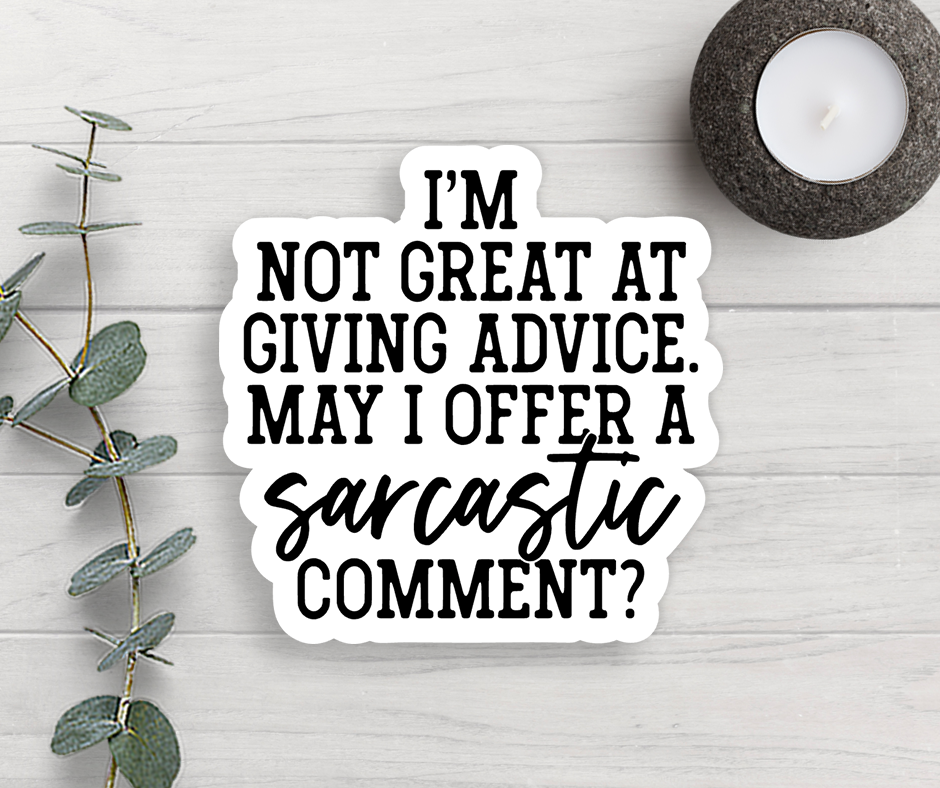 Sample Comment Sticker Sarcastic Comment Vinyl Sticker – Fragrant Farmhouse LLC
