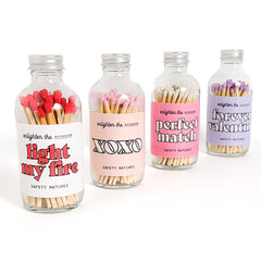 XOXO Baby Pink Matches in Silver Capped Bottle