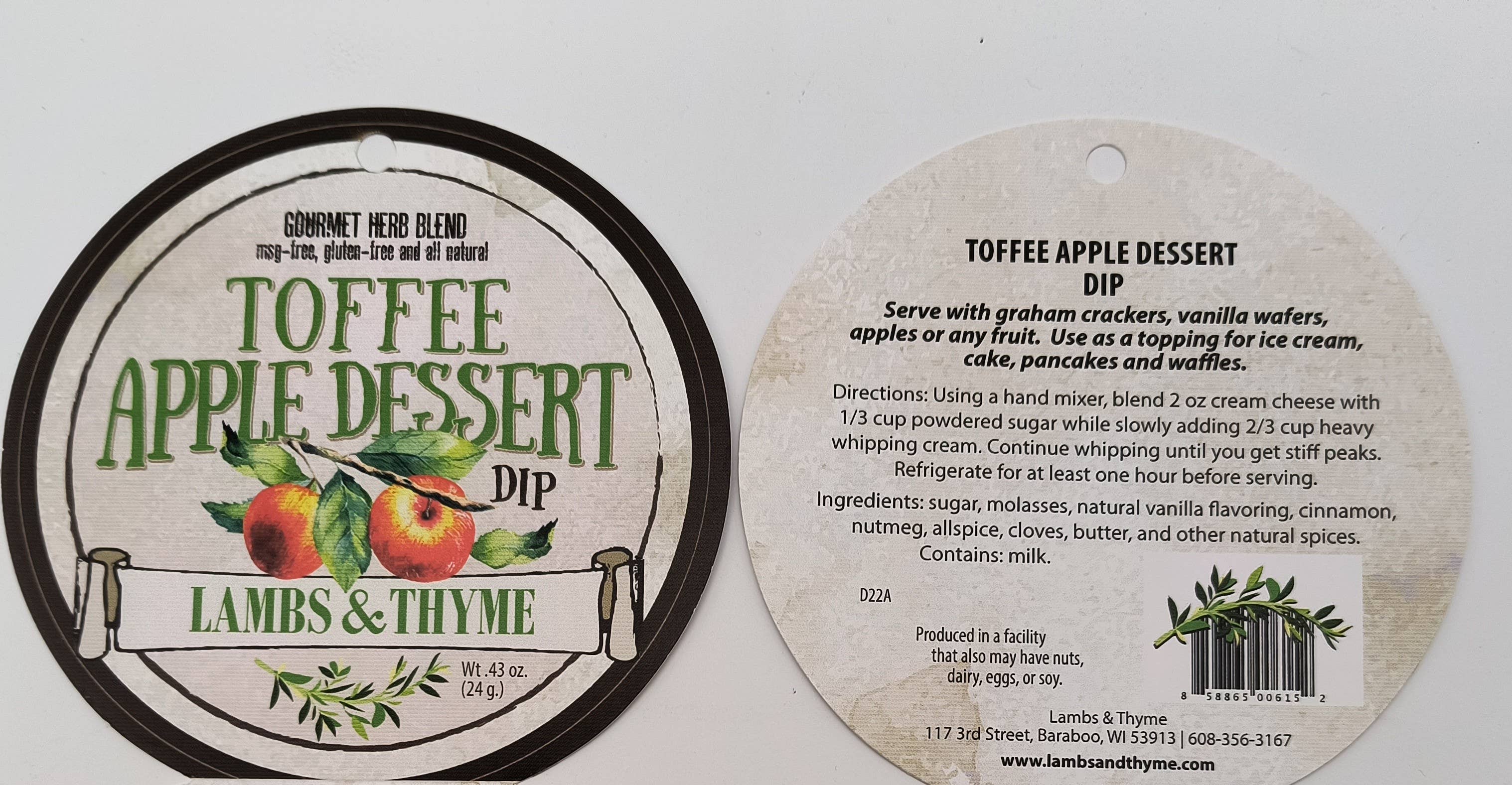 Toffee Apple Dessert Dip