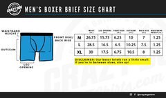 Gas Squatch Funny Bigfoot Underwear Mens Boxer Briefs