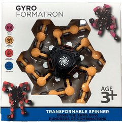 Gyro Formatron Fidget Spinner with Adjustable Arms Display