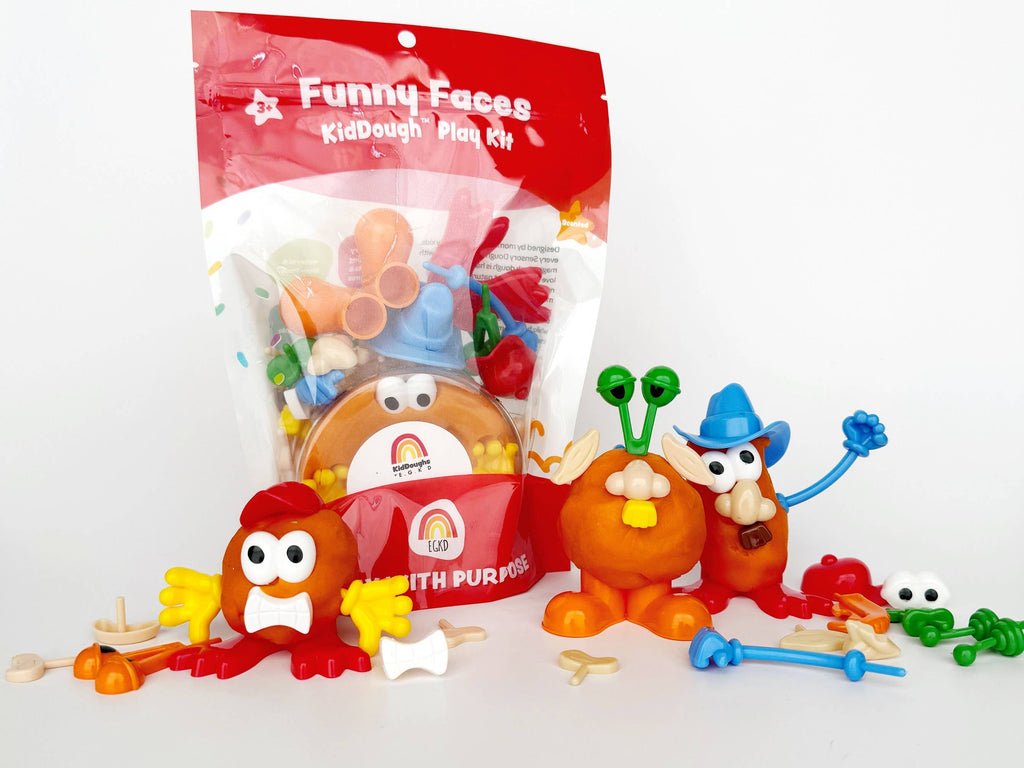 Funny Faces (Mango Tango) KidDough Play Kit