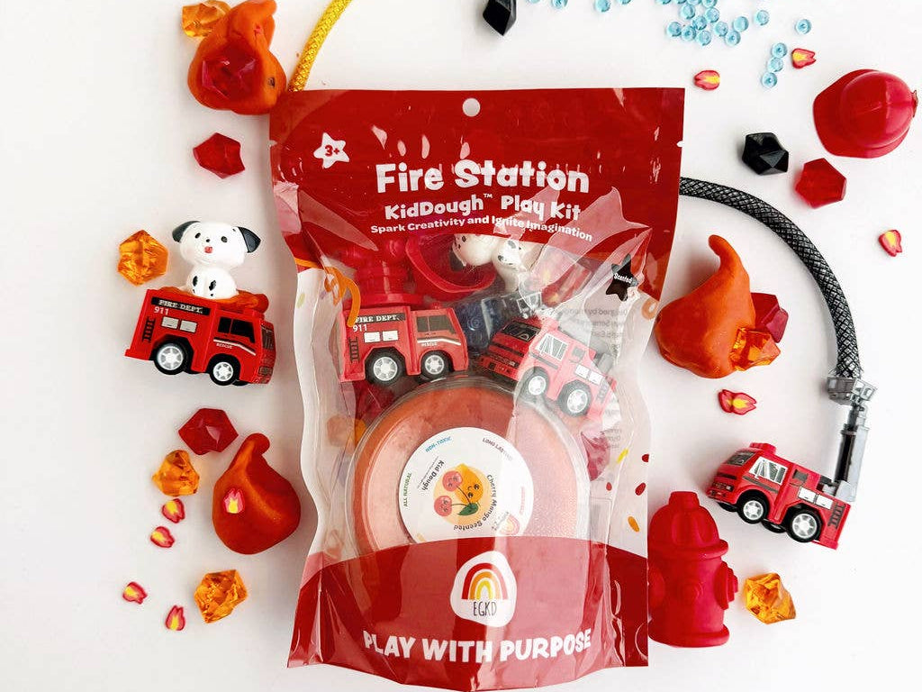 Fire Station (Cherry Mango) KidDough Play Kit