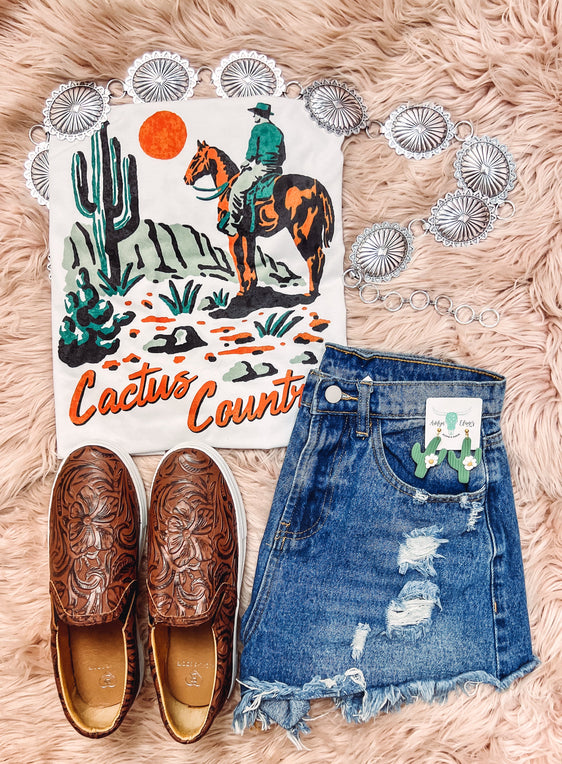 Cactus Country - Graphic Top