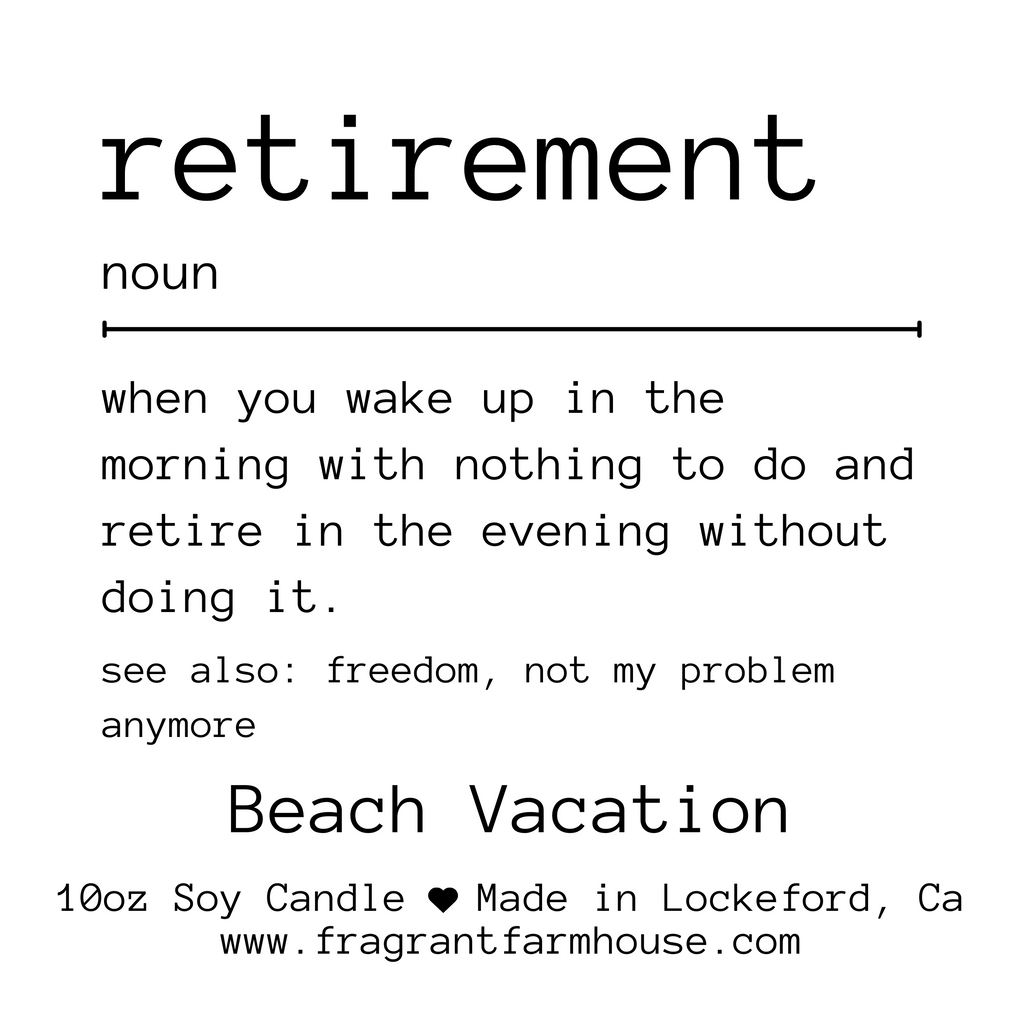 retirement (n)