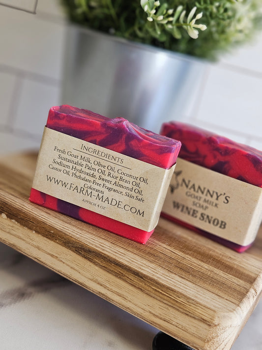 Goat Milk Soap - Wine Snob