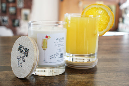 Mimosa Cocktail Candle