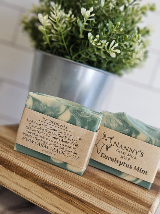 Goat Milk Soap - Eucalyptus Mint