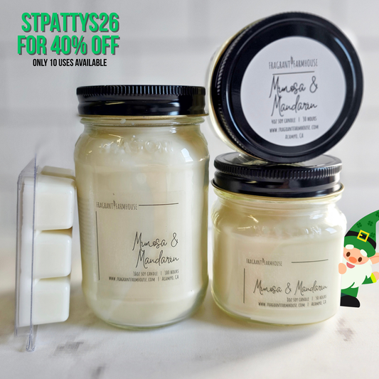 Mimosa & Mandarin Soy Candle