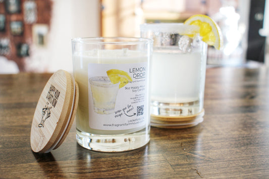 Lemon Drop Cocktail Candle