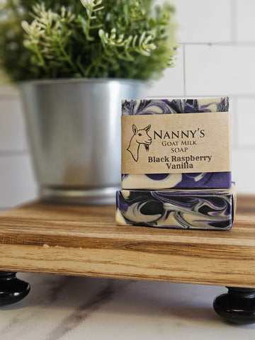 Goat Milk Soap - Black Raspberry Vanilla