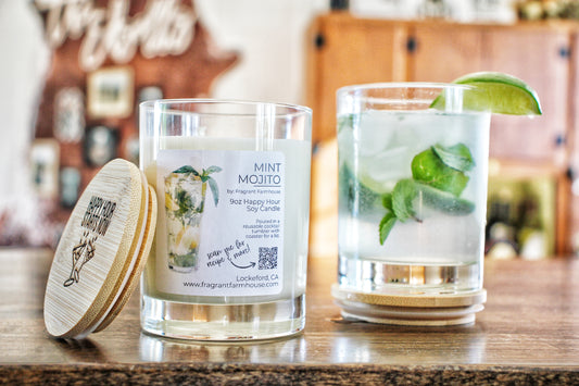 Mint Mojito Cocktail Candle