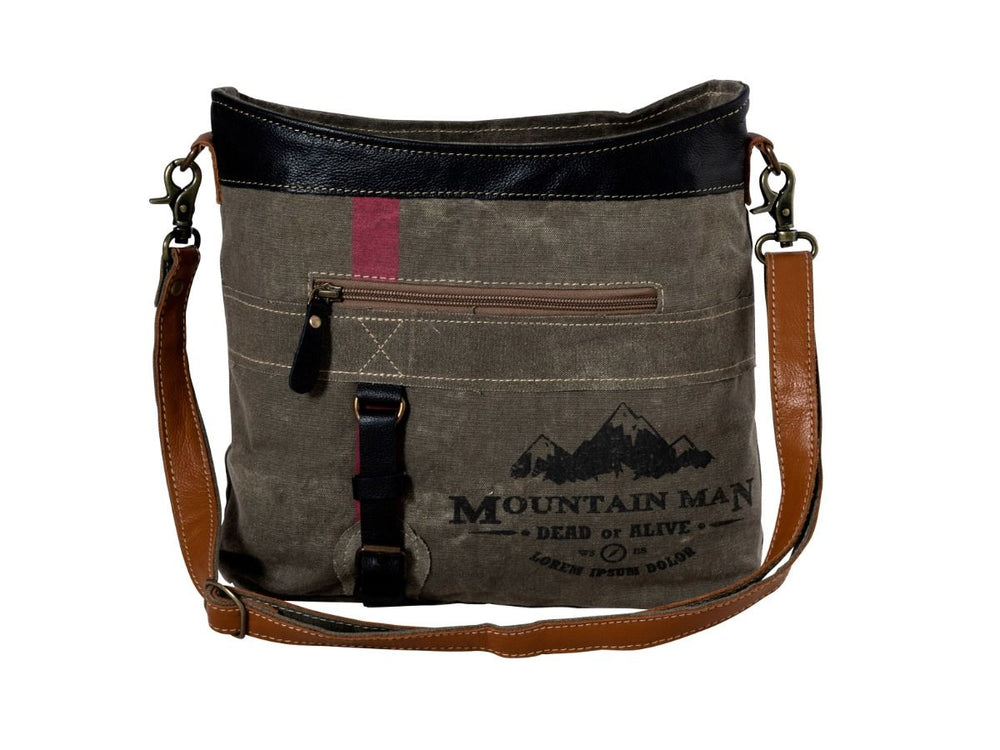 Mountain Man Rustic Shoulder Bag