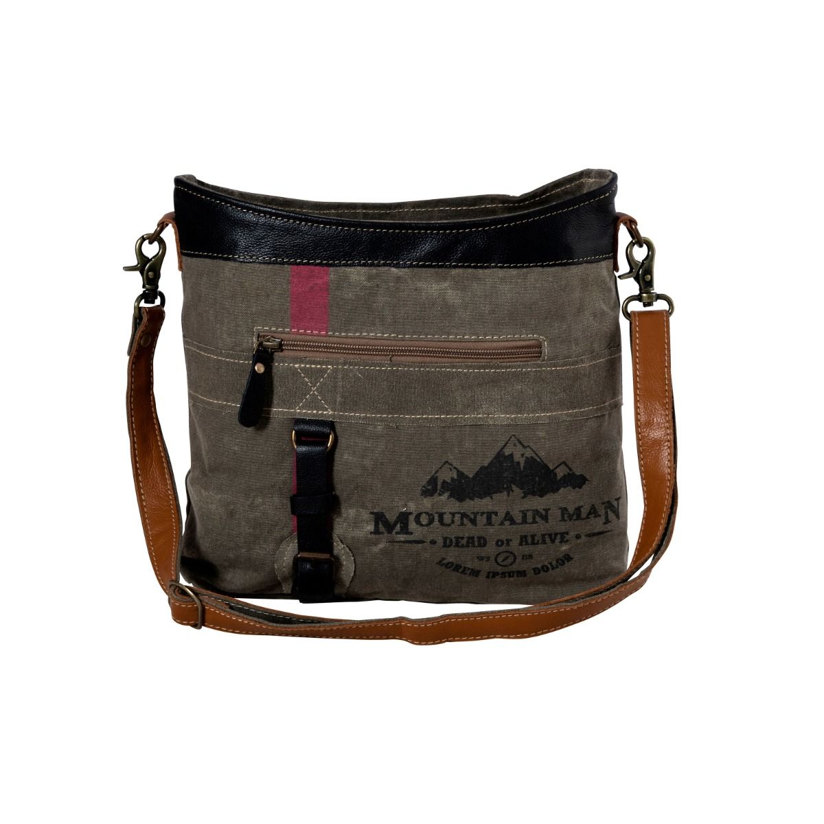 Mountain Man Rustic Shoulder Bag