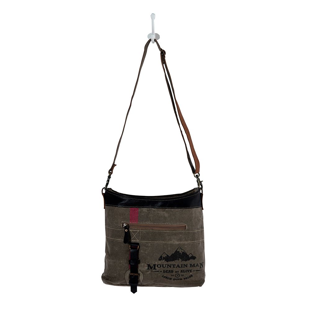 Mountain Man Rustic Shoulder Bag