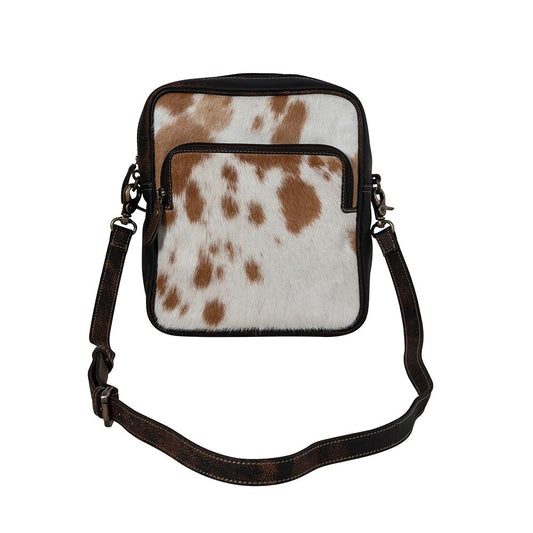 Silver Mine Leather & Hair-On Bag