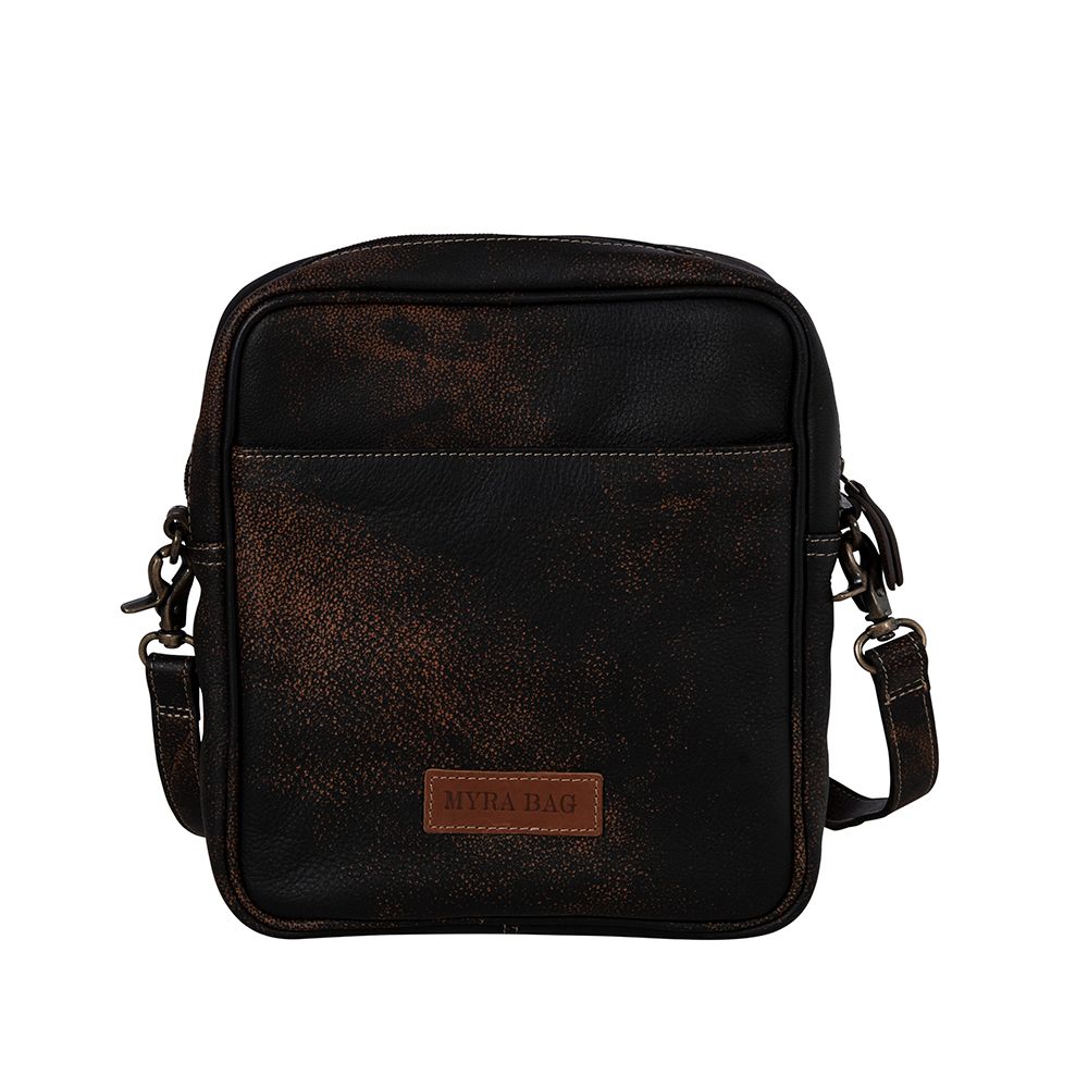 Silver Mine Leather & Hair-On Bag