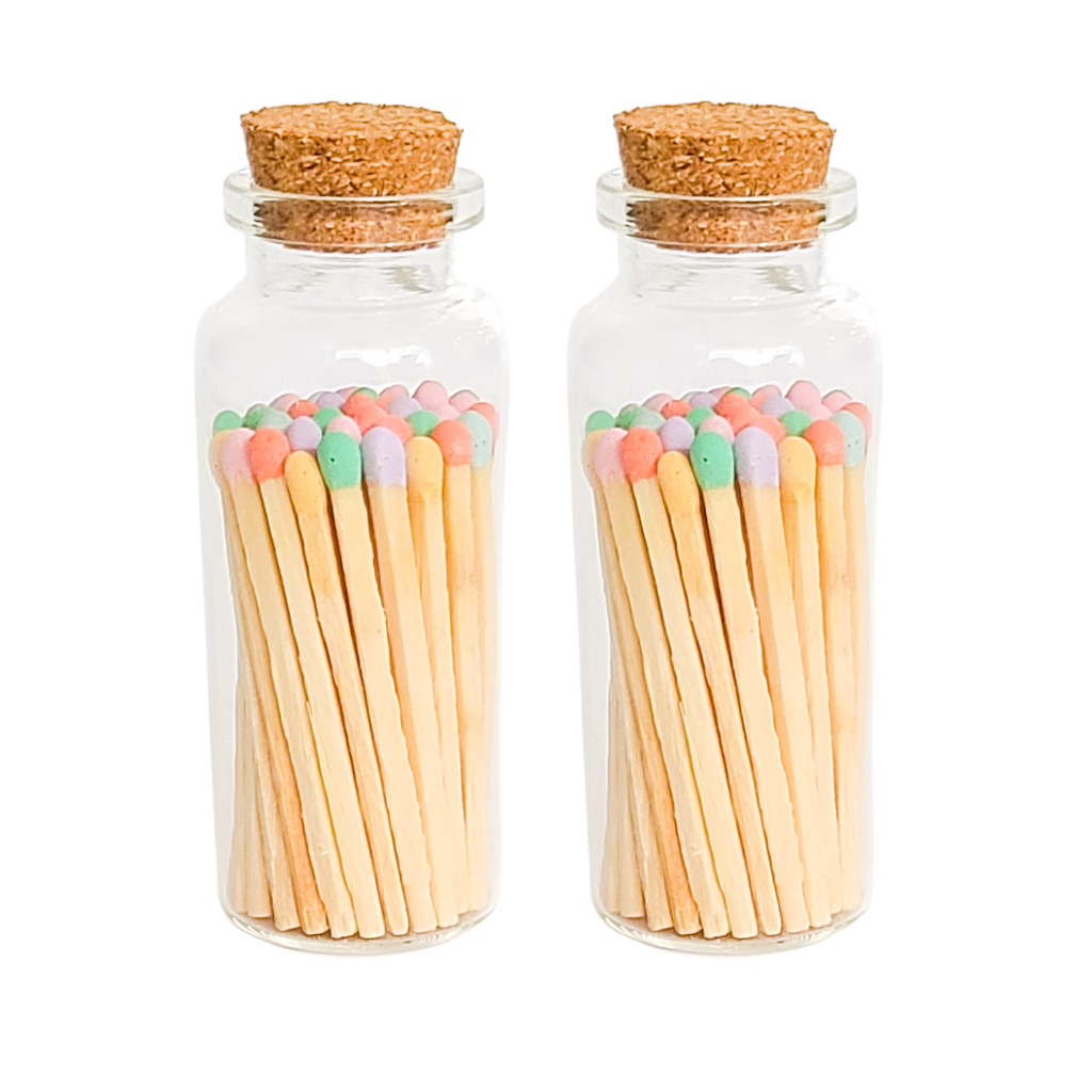 Spring Mix Safety Matches in Corked Bottle