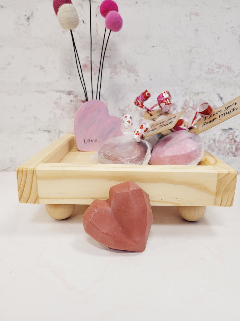 Valentine Hearts Soap