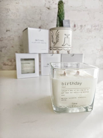 birthday (n) Soy Candle