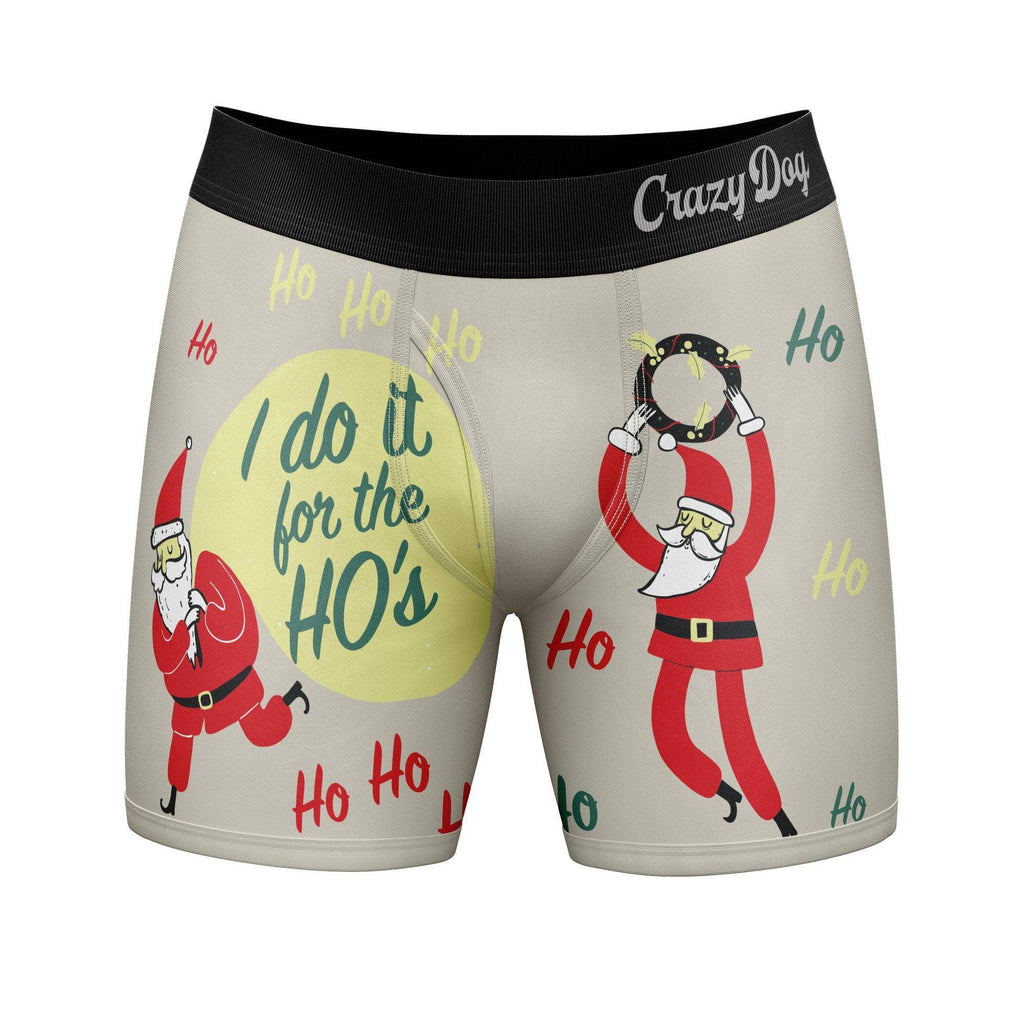 I Do It For The Hos Funny Boxers Christmas Gift Underwear