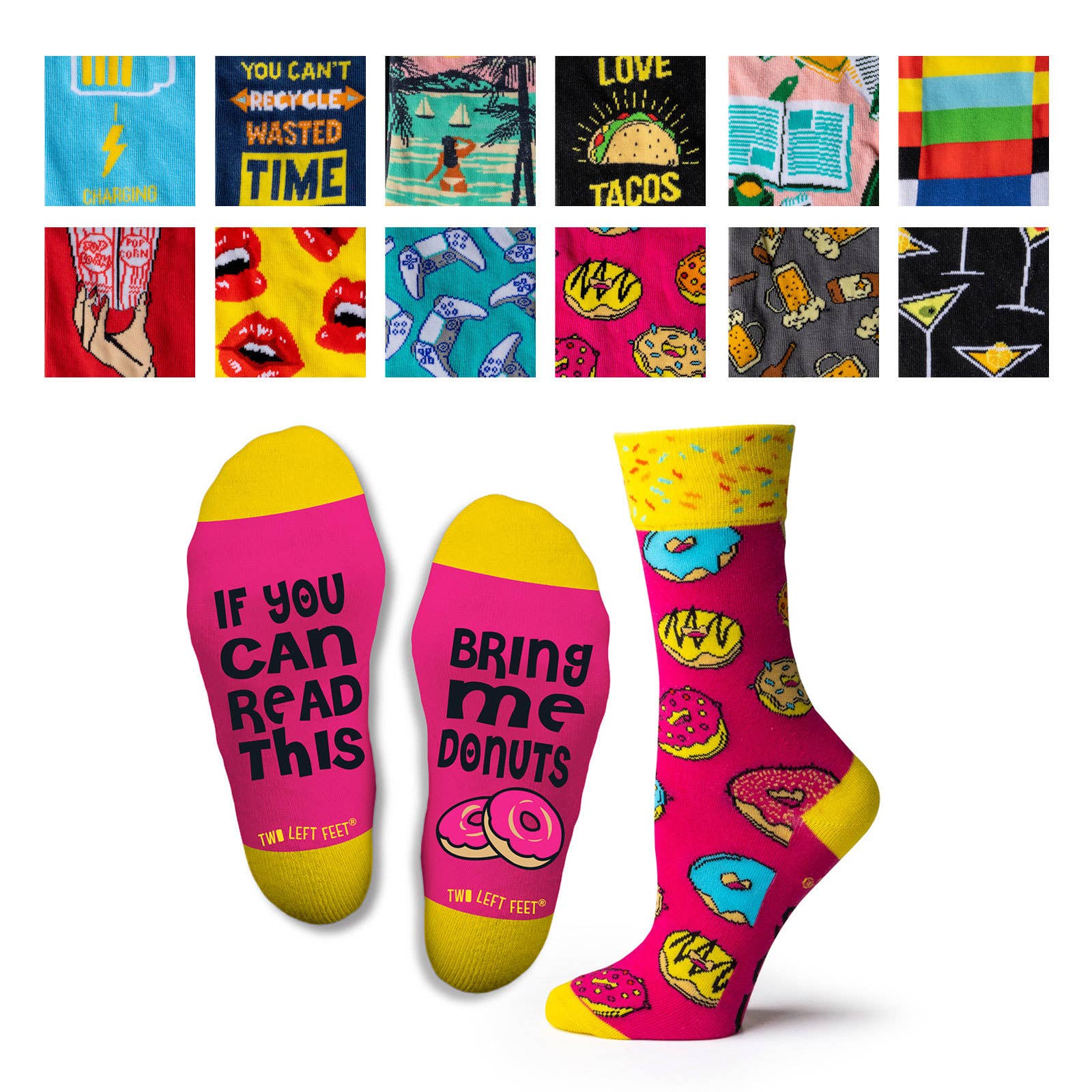 “If You Can Read This” Sock Collection