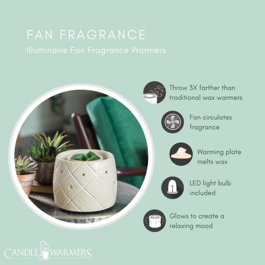 Geometric Fan Fragrance Warmer