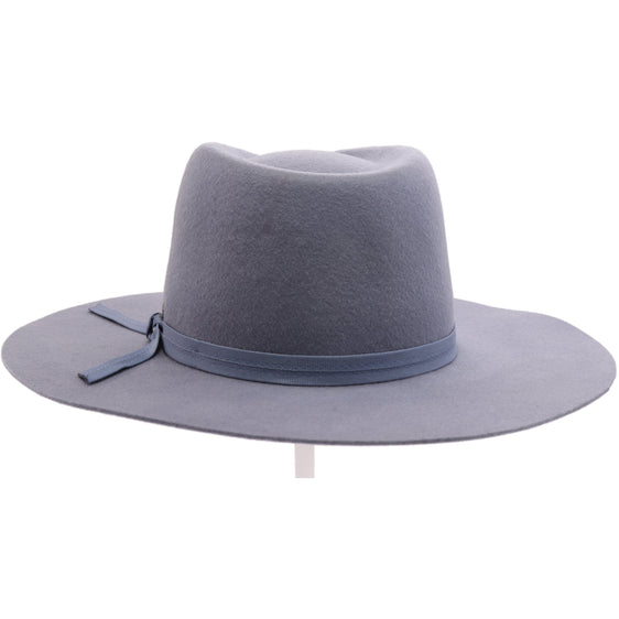 Grosgrain Bow Trim Wool Felt Hat