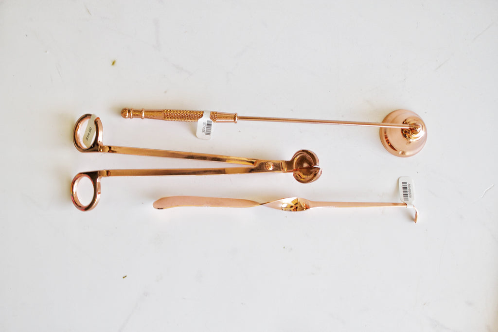 Rose Gold Candle Tools