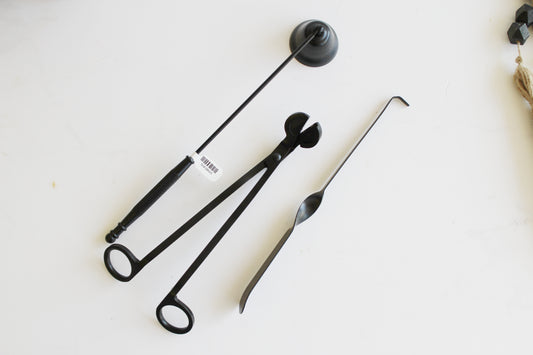 Matte Black Candle Tools