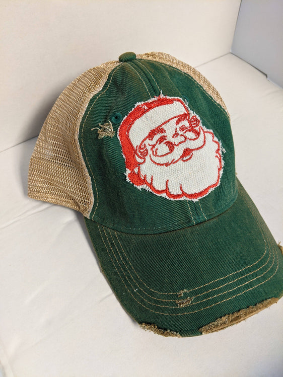 Santa hat- green