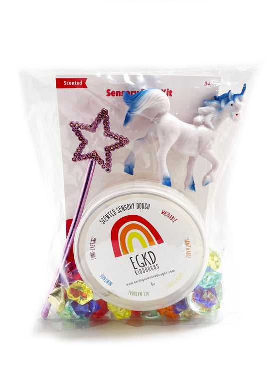 Unicorn Rainbow Sensory Dough Play Kit