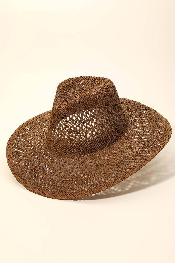 Loose Weave Straw Sun Hat